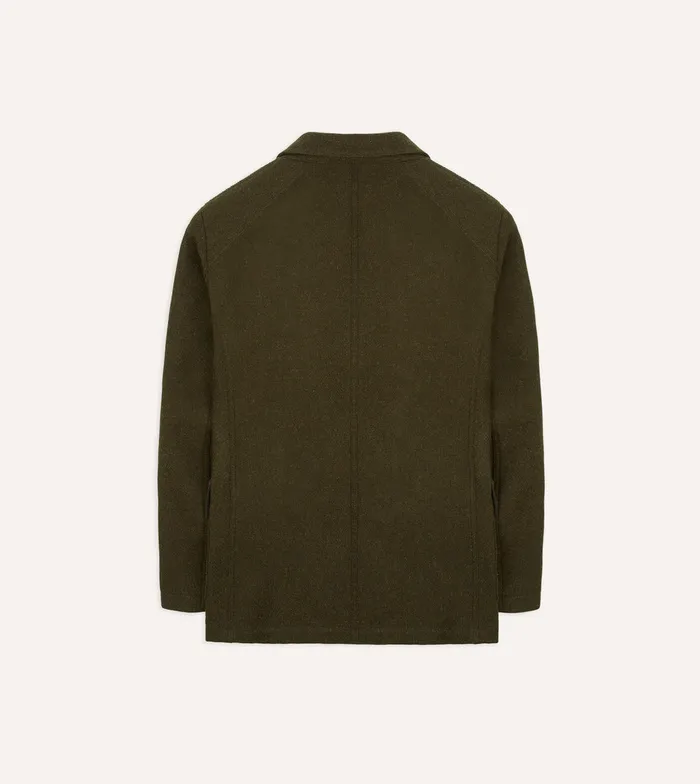 Drake039s Olive Harris Tweed Games Blazer Mk Vii Men Blazers