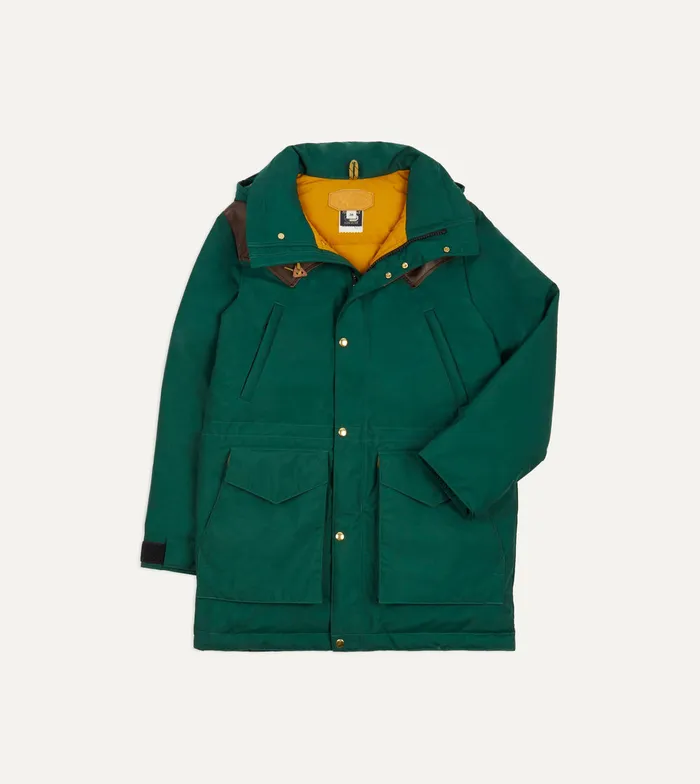 Drake039s Rocky Mountain Featherbed For Green Heritage Down Mountain Parka Men Coats and Jackets