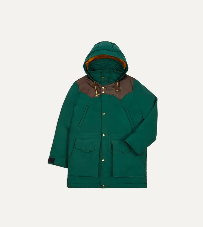 Drake039s Rocky Mountain Featherbed For Green Heritage Down Mountain Parka Men Coats and Jackets