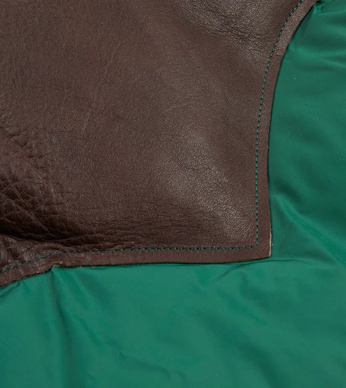 Drake039s Rocky Mountain Featherbed For Green Nylon Leather Christy Down Vest Men Coats and Jackets