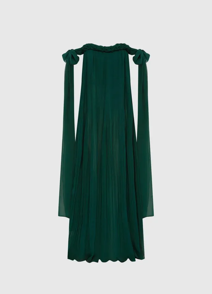 Dresses and Jumpsuits Women LEO LIN Camilla Draped Floor Length Dress 8211 Emerald Dresses and Jumpsuits Women LEO LIN Camilla Draped Floor Length Dress 8211 Emerald