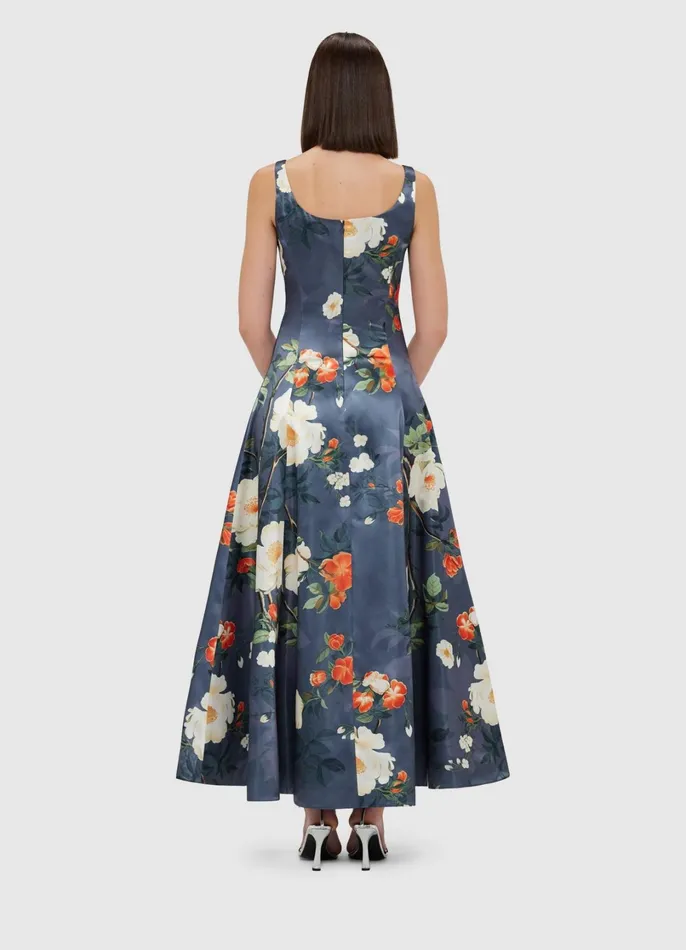 Dresses and Jumpsuits Women LEO LIN Charlotte Maxi Dress 8211 Pear Blossom Print