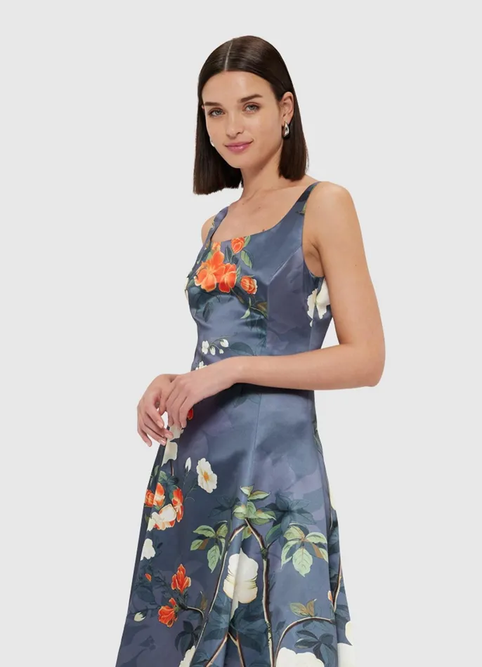 Dresses and Jumpsuits Women LEO LIN Charlotte Maxi Dress 8211 Pear Blossom Print
