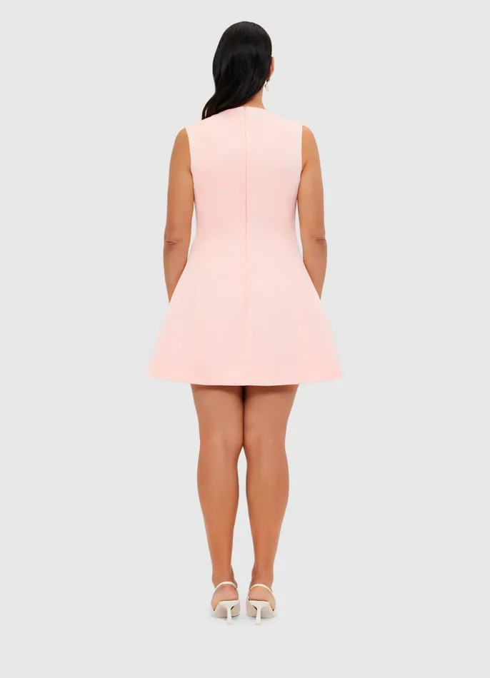 Dresses and Jumpsuits Women LEO LIN Chloe Sleeveless Mini Dress 8211 Soft Pink
