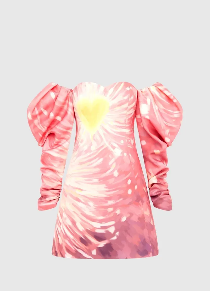 Dresses and Jumpsuits Women LEO LIN Gemma Off Shoulder Bustier Mini Dress 8211 Afterglow Print Dresses and Jumpsuits Women LEO LIN Gemma Off Shoulder Bustier Mini Dress 8211 Afterglow Print