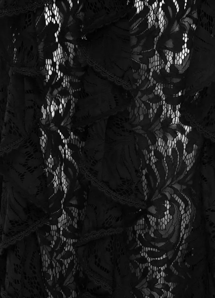 Dresses and Jumpsuits Women LEO LIN Lori Lace Maxi Dress 8211 Ebony
