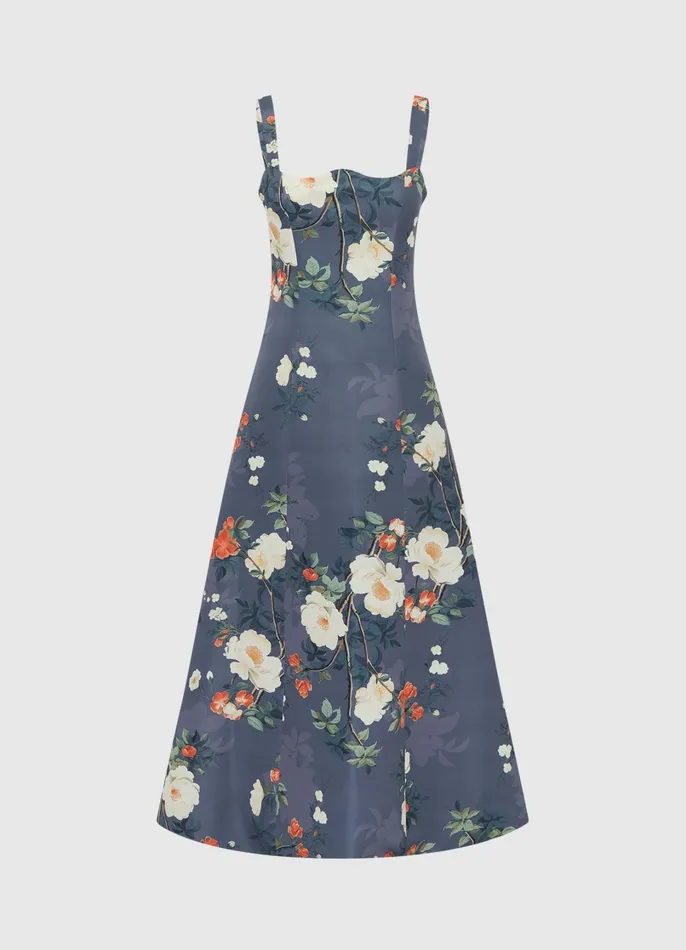 Dresses and Jumpsuits Women LEO LIN Odette Midi Dress 8211 Pear Blossom Print Dresses and Jumpsuits Women LEO LIN Odette Midi Dress 8211 Pear Blossom Print
