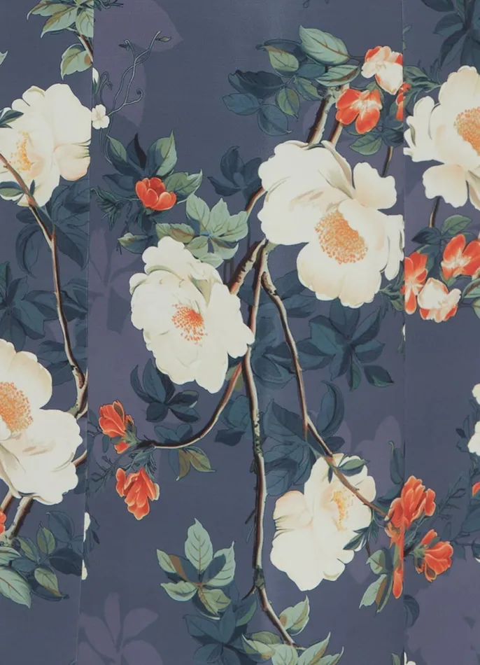 Dresses and Jumpsuits Women LEO LIN Odette Midi Dress 8211 Pear Blossom Print
