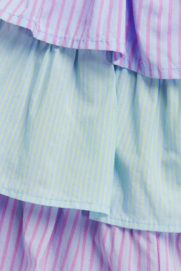 Dresses Baby Seed Heritage Poplin Stripe Romper Baby Blue