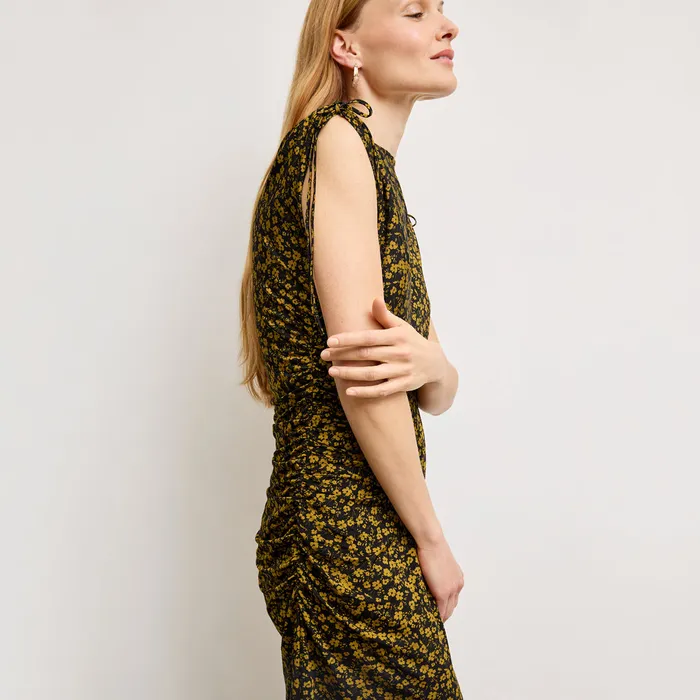 Dresses The Aisling Slinky Dress 8211 Printed Jersey Bloom Print 8211 M M LaFleur Women
