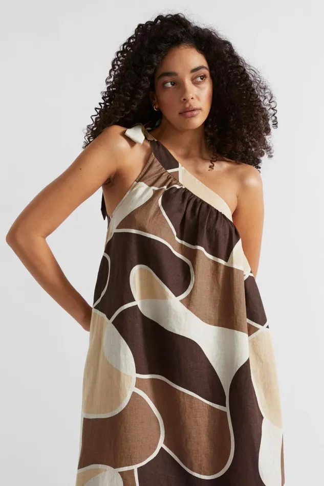 Dresses Woman Seed Heritage Abstract Maxi Dress Woodland Abstract