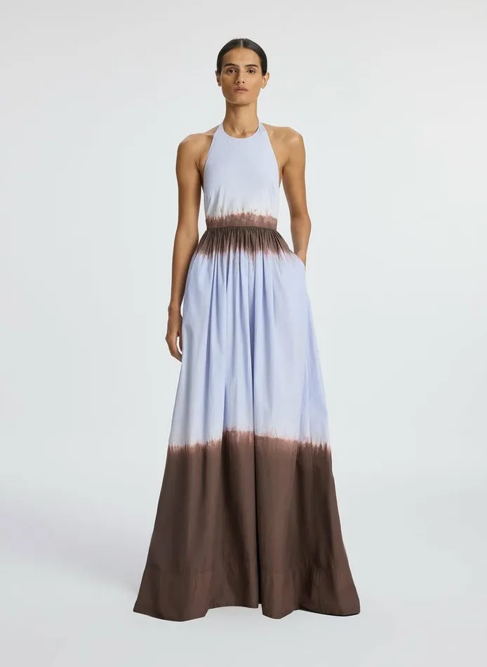 Dresses Women ALC Blair Dip Dye Maxi Dress Fudgesky Blue