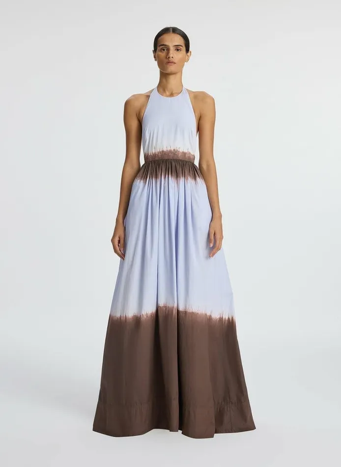 Dresses Women ALC Blair Dip Dye Maxi Dress Fudgesky Blue Dresses Women ALC Blair Dip Dye Maxi Dress Fudgesky Blue