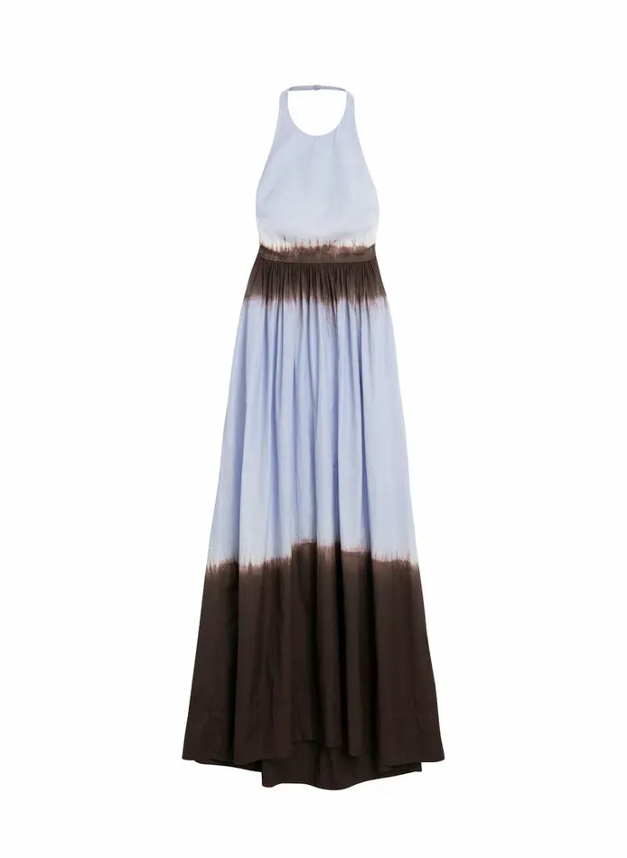 Dresses Women ALC Blair Dip Dye Maxi Dress Fudgesky Blue Dresses Women ALC Blair Dip Dye Maxi Dress Fudgesky Blue