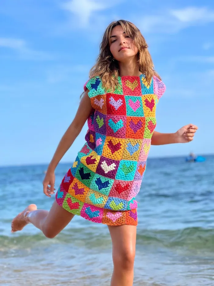Dresses Women Rose Carmine DRESS NO SLEEVES MON COEUR MULTICOLORE