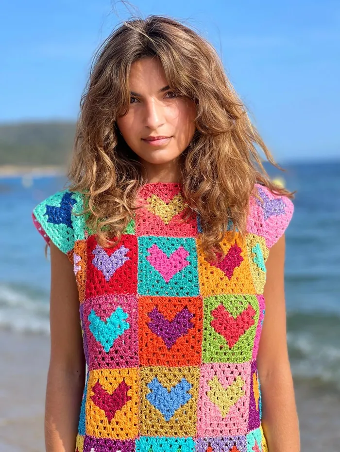 Dresses Women Rose Carmine DRESS NO SLEEVES MON COEUR MULTICOLORE