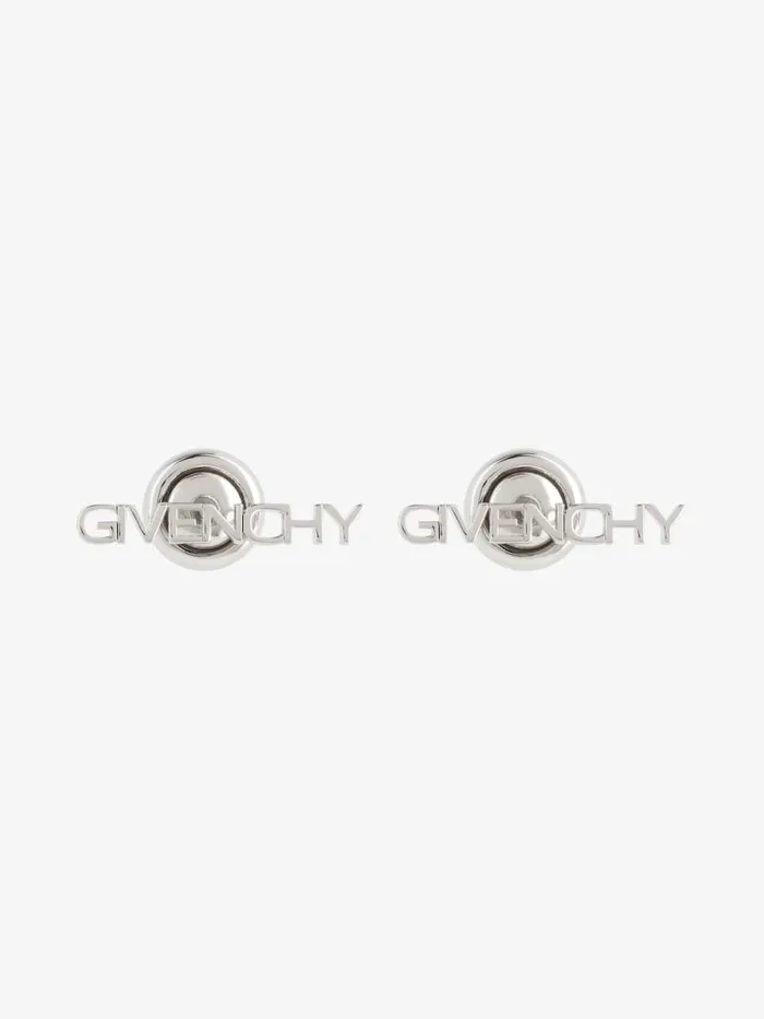Earrings In Metal Silvery Men Givenchy Jewelry