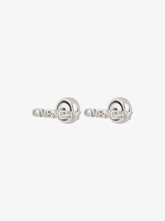 Earrings In Metal Silvery Men Givenchy Jewelry