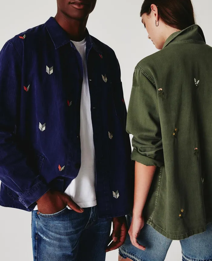 Easton Jacket Eb Broken Arrow French Blue WomenMen AG Jeans Jackets Easton Jacket Eb Broken Arrow French Blue WomenMen AG Jeans Jackets