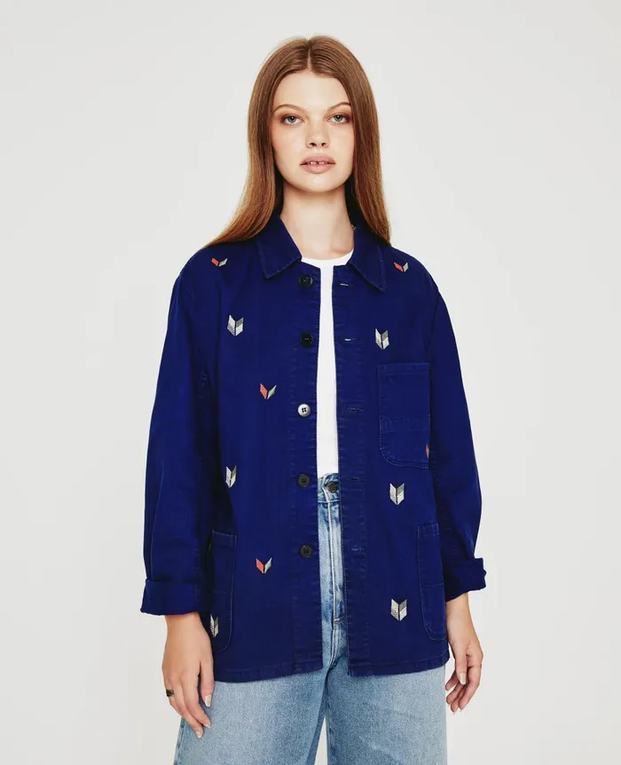 Easton Jacket Eb Broken Arrow French Blue WomenMen AG Jeans Jackets Easton Jacket Eb Broken Arrow French Blue WomenMen AG Jeans Jackets