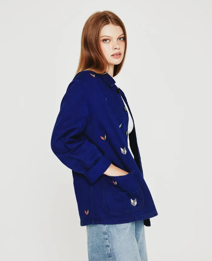 Easton Jacket Eb Broken Arrow French Blue WomenMen AG Jeans Jackets Easton Jacket Eb Broken Arrow French Blue WomenMen AG Jeans Jackets