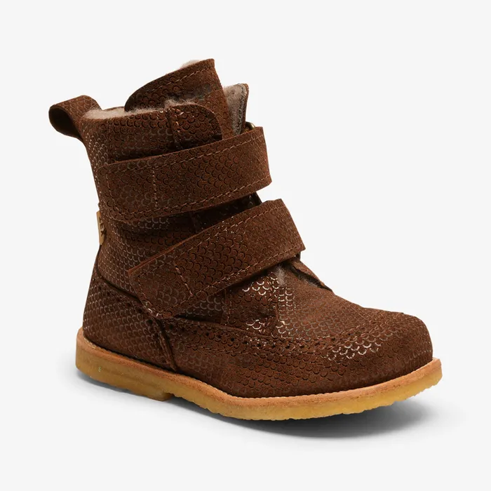 elba tex chocolate Brown Boots bisgaardshoes KIDS