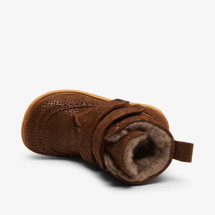 elba tex chocolate Brown Boots bisgaardshoes KIDS