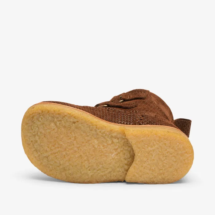 elba tex chocolate Brown Boots bisgaardshoes KIDS