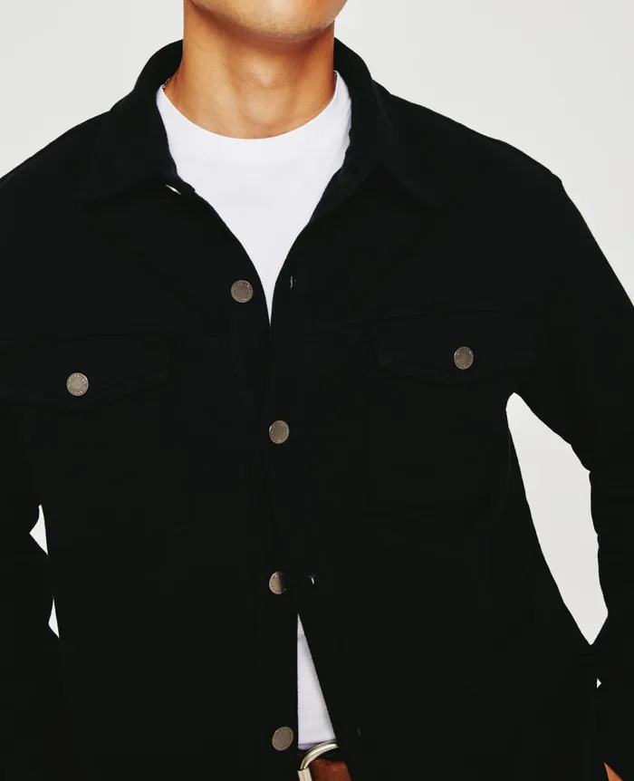 Elias Shirt Jacket True Black Men AG Jeans Shirts Elias Shirt Jacket True Black Men AG Jeans Shirts