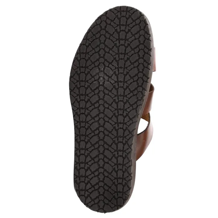 Empoli Leather Slide Sandal 8211 Dark Brown Men Bruno Magli Loafers and Slipons