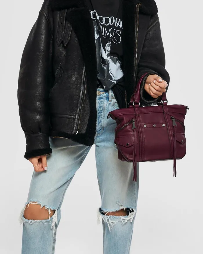 Fair Game Mini Convertible Tote Berry Women Aimee Kestenberg Tote Bags