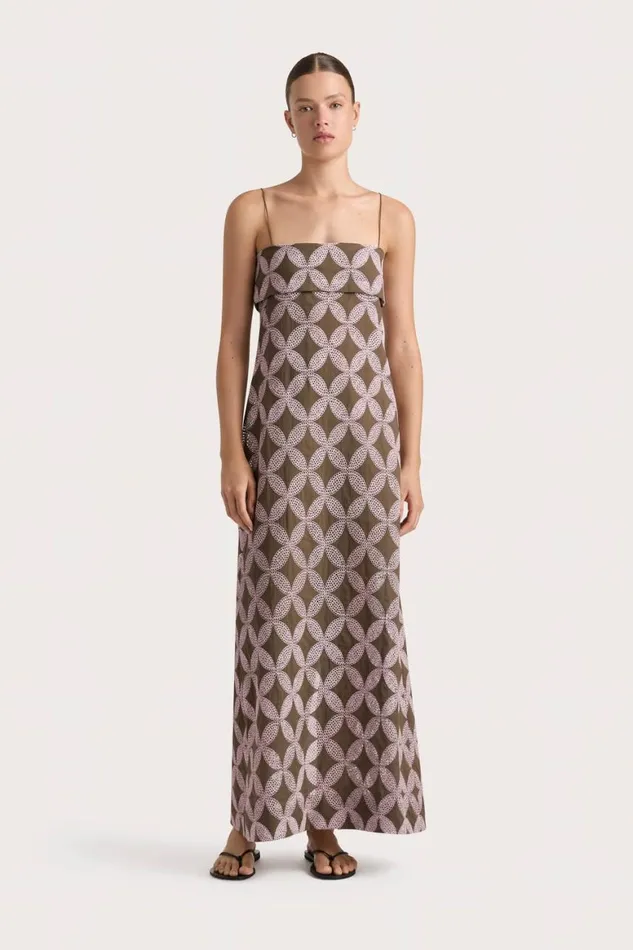 Faithfull The Brand Dresses Bea Maxi Dress Cocoa Blush 8211 Women