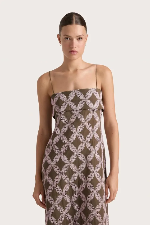 Faithfull The Brand Dresses Bea Maxi Dress Cocoa Blush 8211 Women Faithfull The Brand Dresses Bea Maxi Dress Cocoa Blush 8211 Women