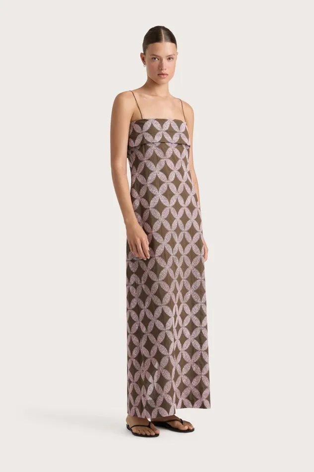 Faithfull The Brand Dresses Bea Maxi Dress Cocoa Blush 8211 Women Faithfull The Brand Dresses Bea Maxi Dress Cocoa Blush 8211 Women