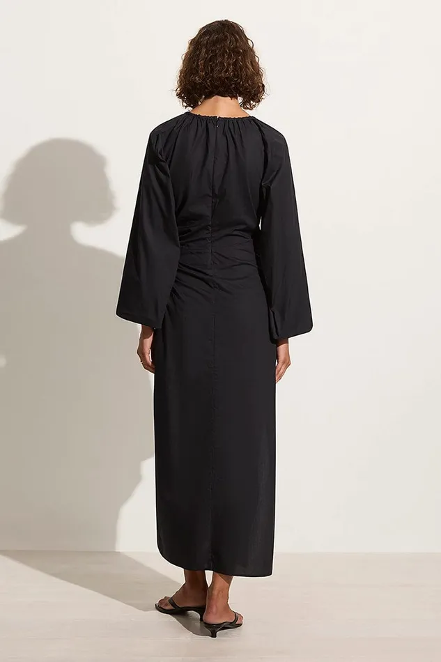 Faithfull The Brand Dresses De Deus Midi Dress Black 8211 Final Sale 8211 Women Faithfull The Brand Dresses De Deus Midi Dress Black 8211 Final Sale 8211 Women