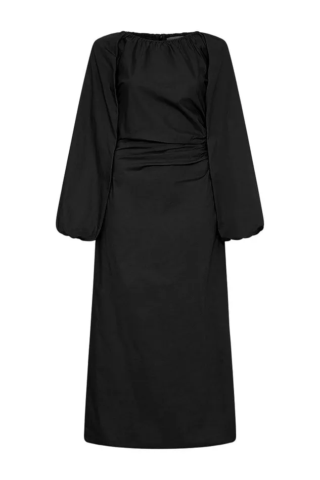 Faithfull The Brand Dresses De Deus Midi Dress Black 8211 Final Sale 8211 Women Faithfull The Brand Dresses De Deus Midi Dress Black 8211 Final Sale 8211 Women