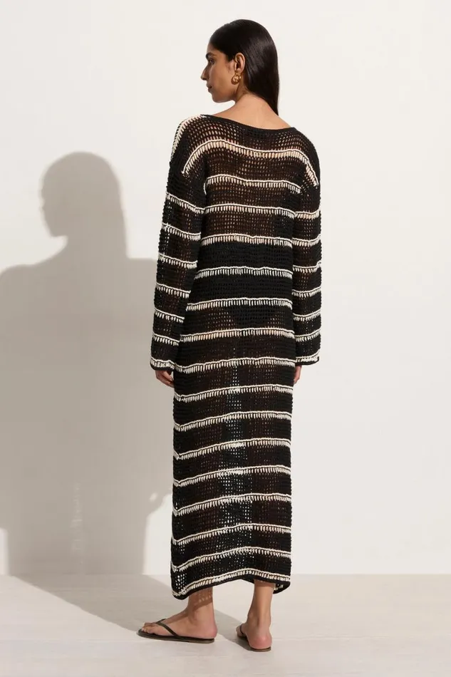Faithfull The Brand Dresses Jesolo Crochet Dress BlackOff White 8211 Women Faithfull The Brand Dresses Jesolo Crochet Dress BlackOff White 8211 Women