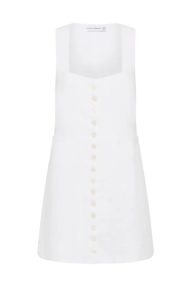 Faithfull The Brand Dresses Marinia Mini Dress White 8211 Women Faithfull The Brand Dresses Marinia Mini Dress White 8211 Women