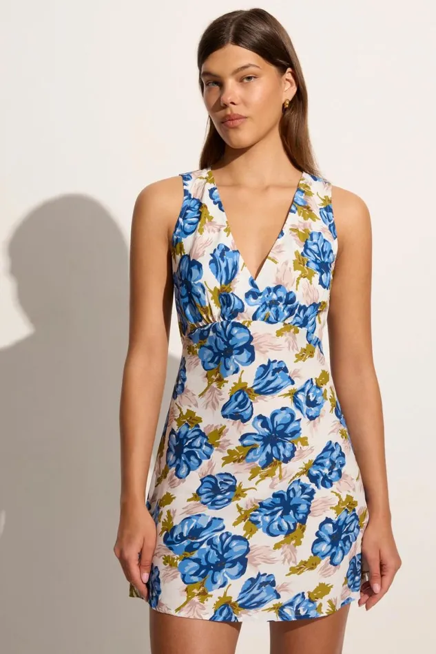 Faithfull The Brand Dresses Penne Mini Dress Isadora Floral Navy 8211 Final Sale 8211 Women Faithfull The Brand Dresses Penne Mini Dress Isadora Floral Navy 8211 Final Sale 8211 Women
