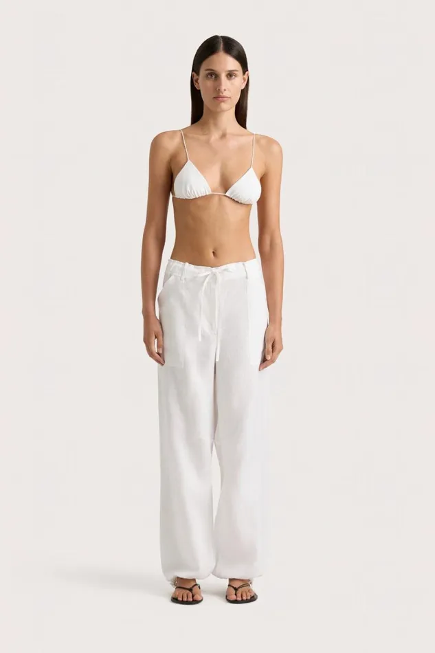 Faithfull The Brand Pants Geriba Pant White 8211 Women
