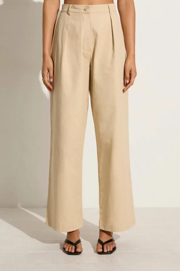 Faithfull The Brand Pants Udine Pant Bleached Sand 8211 Final Sale 8211 Women Faithfull The Brand Pants Udine Pant Bleached Sand 8211 Final Sale 8211 Women