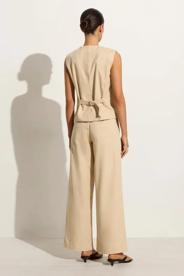 Faithfull The Brand Pants Udine Pant Bleached Sand 8211 Final Sale 8211 Women Faithfull The Brand Pants Udine Pant Bleached Sand 8211 Final Sale 8211 Women