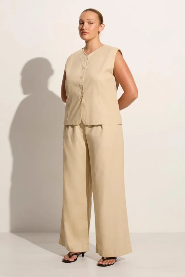 Faithfull The Brand Pants Udine Pant Bleached Sand 8211 Final Sale 8211 Women Faithfull The Brand Pants Udine Pant Bleached Sand 8211 Final Sale 8211 Women