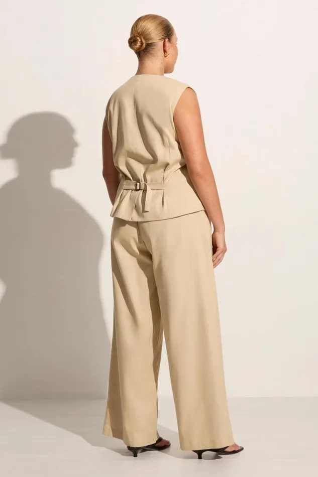 Faithfull The Brand Pants Udine Pant Bleached Sand 8211 Final Sale 8211 Women Faithfull The Brand Pants Udine Pant Bleached Sand 8211 Final Sale 8211 Women