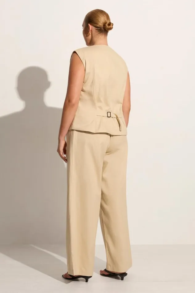 Faithfull The Brand Pants Udine Pant Bleached Sand 8211 Final Sale 8211 Women Faithfull The Brand Pants Udine Pant Bleached Sand 8211 Final Sale 8211 Women