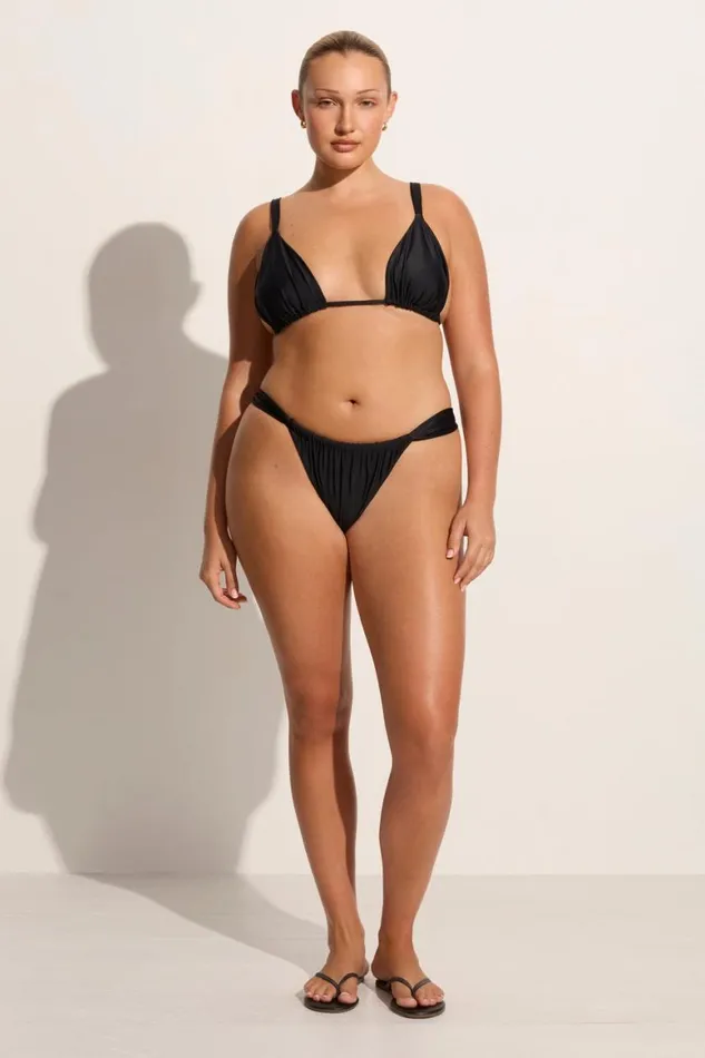 Faithfull The Brand Swim Andez Bikini Bottoms Black 8211 Women