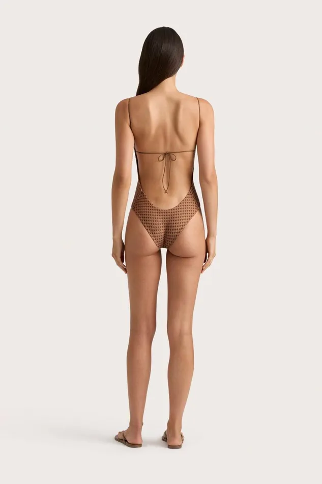 Faithfull The Brand Swim Elea One Piece Oliander Cocoa 8211 Women
