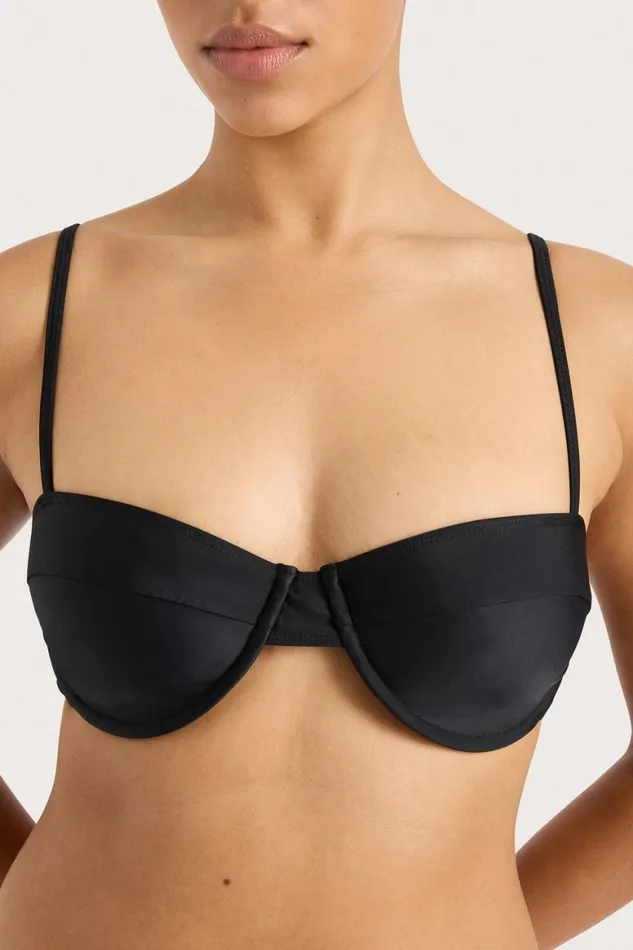 Faithfull The Brand Swim Farrah Bkini Top Black 8211 Women Faithfull The Brand Swim Farrah Bkini Top Black 8211 Women