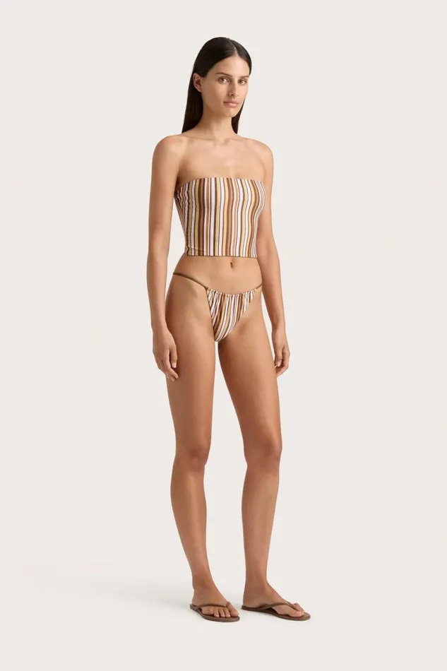 Faithfull The Brand Swim Jean Swim Top Terracotta Stripe 8211 Women Faithfull The Brand Swim Jean Swim Top Terracotta Stripe 8211 Women