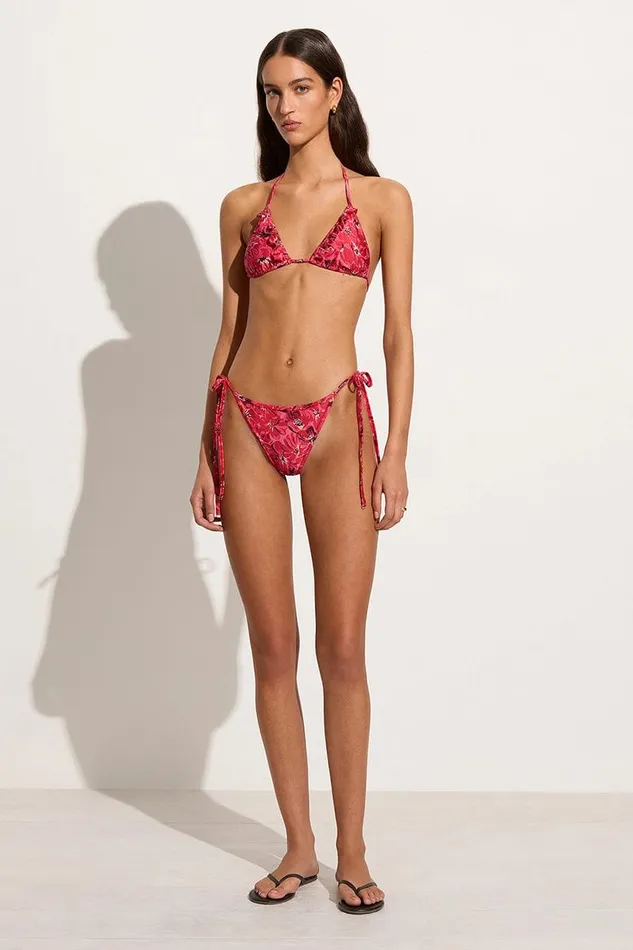 Faithfull The Brand Swim Zamora Bikini Bottoms El Limon Floral Pink 8211 Women